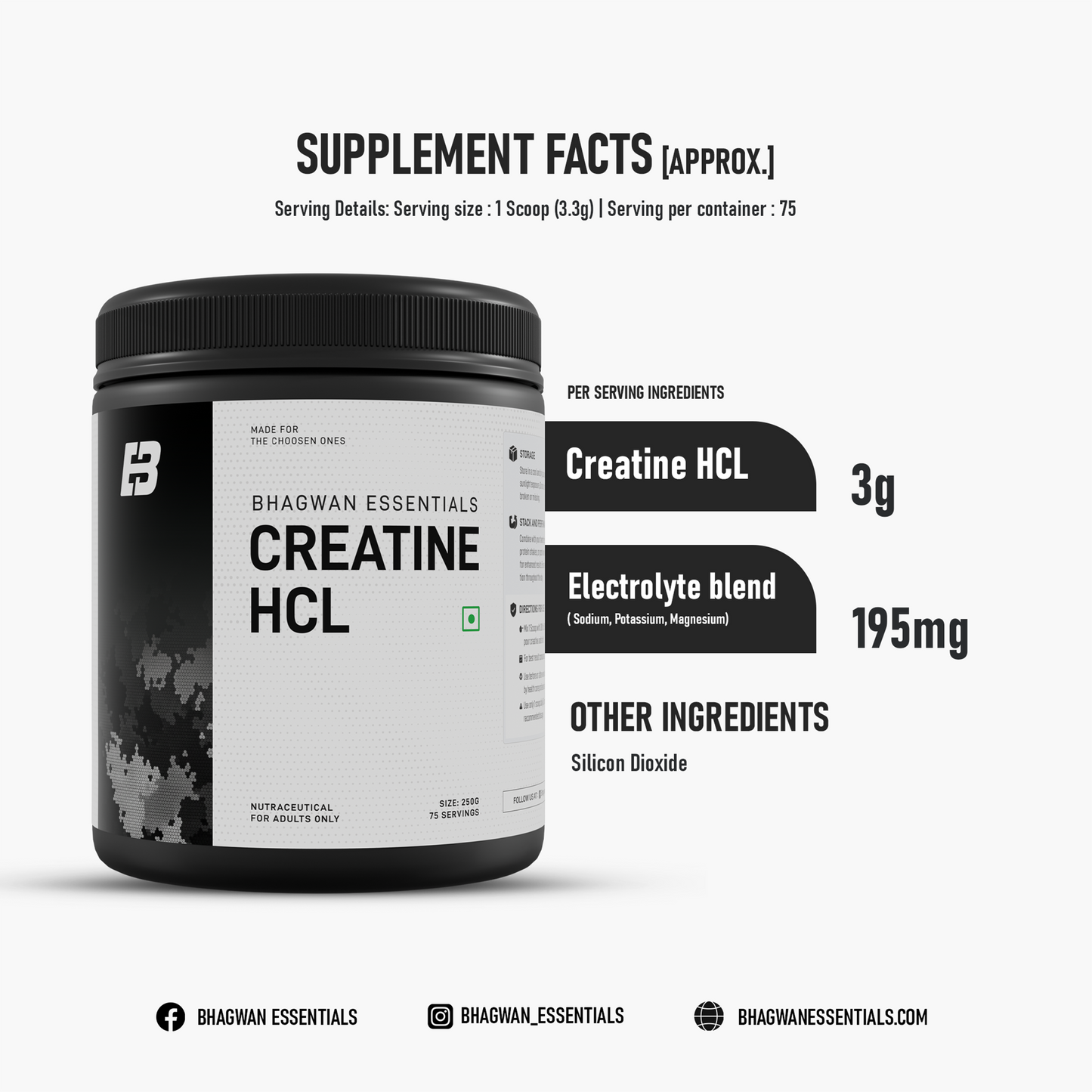 Creatine HCL | 100% Pure (Limited Edition)