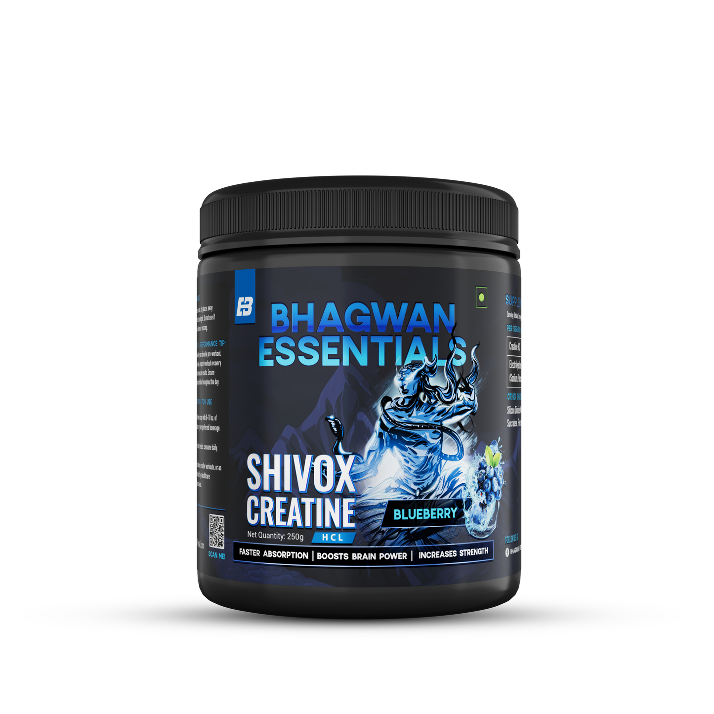 Shivox Creatine HCL 250g | 100% Pure