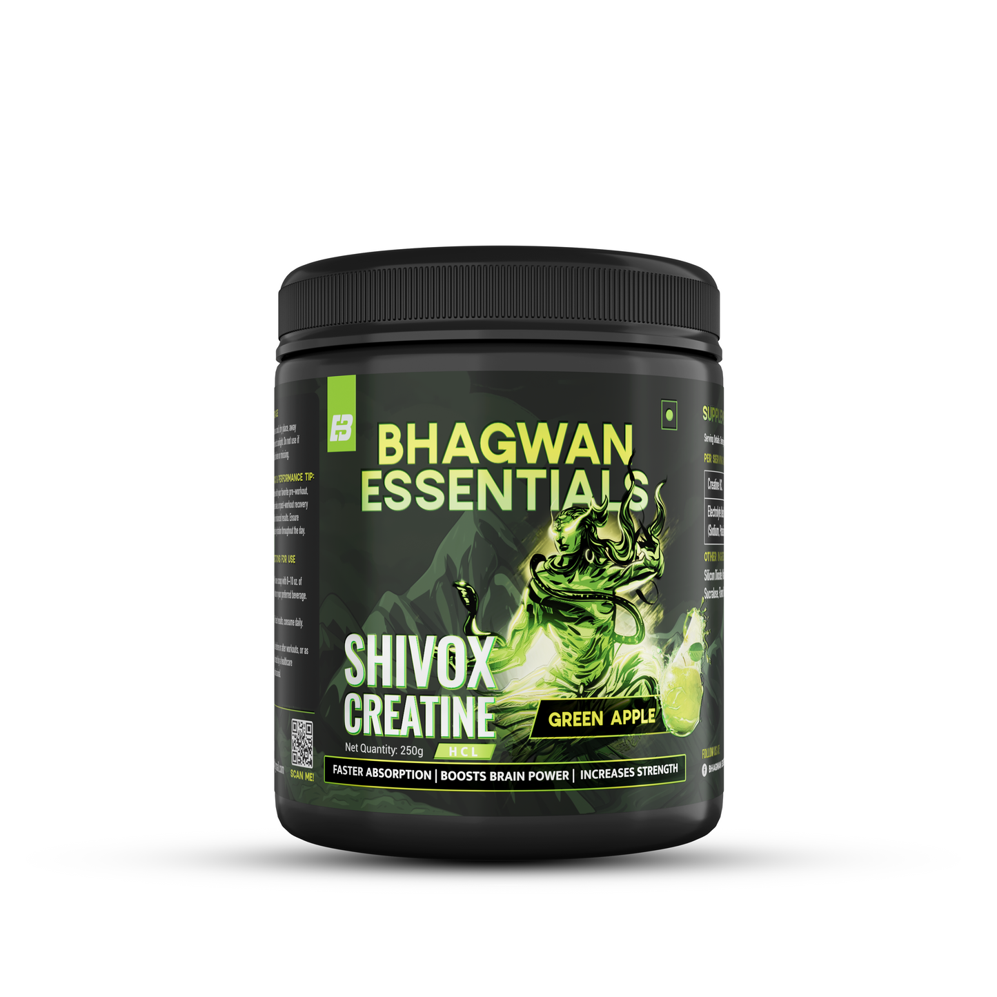 Shivox Creatine HCL 250g | 100% Pure