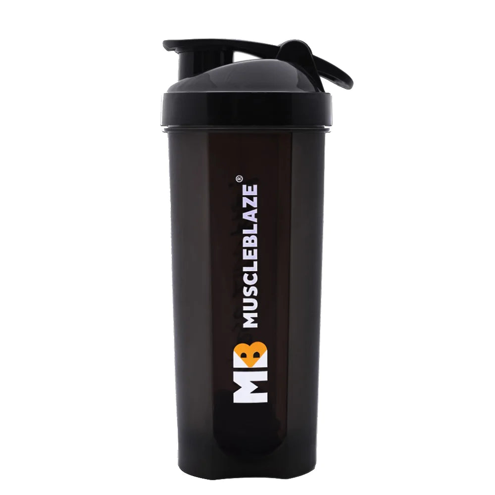 MuscleBlaze Phirse Zidd Kar Shaker, 650 ml, Black