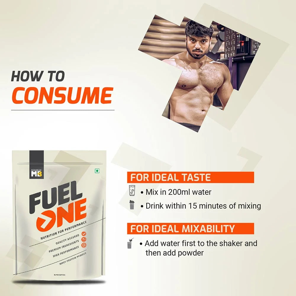 MB Fuel One Whey Protein, 1 kg (2.2 lb), Chocolate