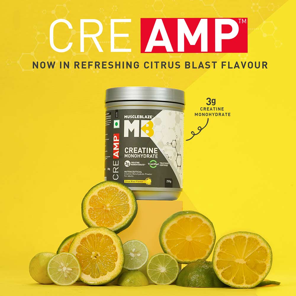 MuscleBlaze Creatine Monohydrate CreAMP