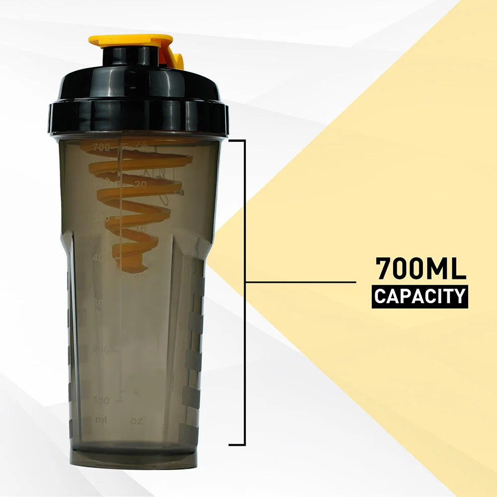 MuscleBlaze Cyclone Shaker, 700 ml, Black