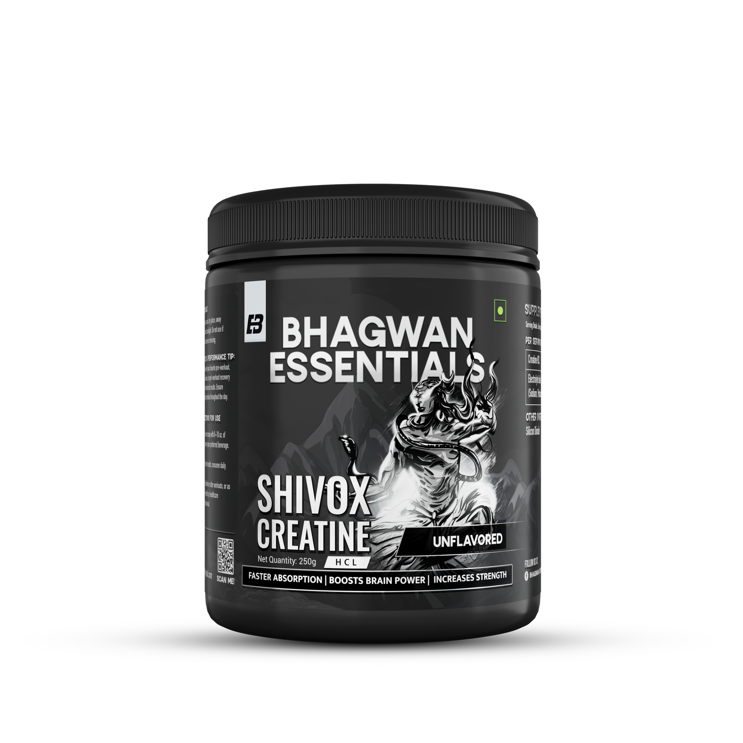 Shivox Creatine HCL 250g | 100% Pure
