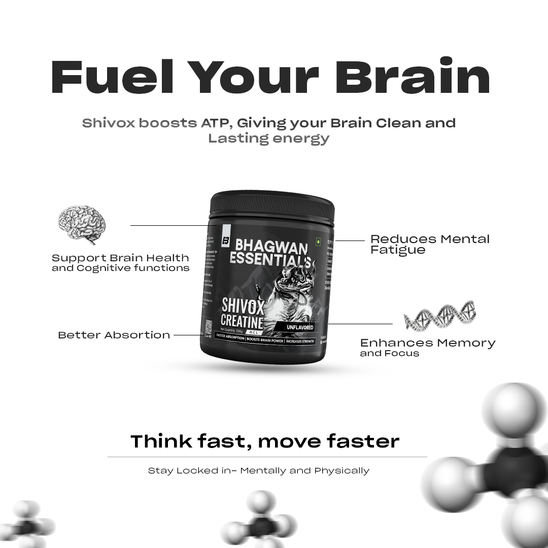 Shivox Creatine HCL 250g | 100% Pure